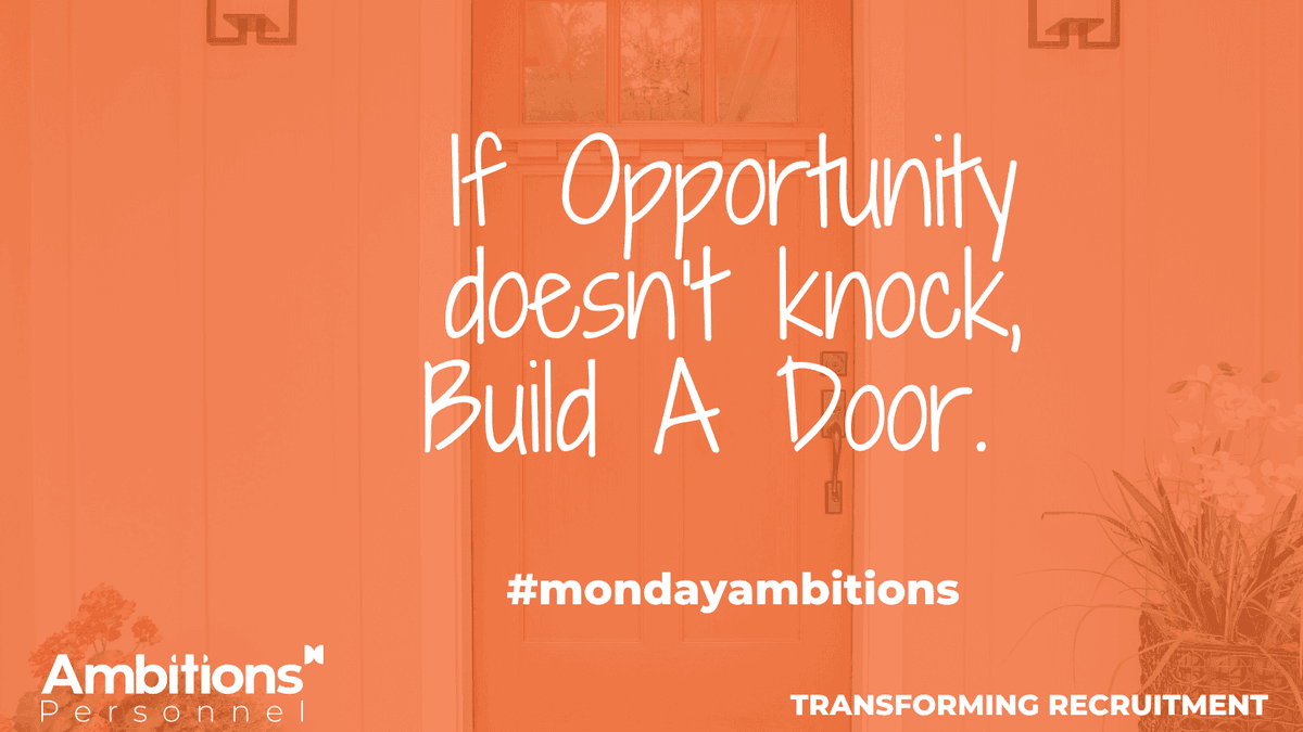 Ambitions Personnel (@ambitionsltd) on Twitter photo 🧡 #MondayAmbitions 🧡 #MondayAmbitions