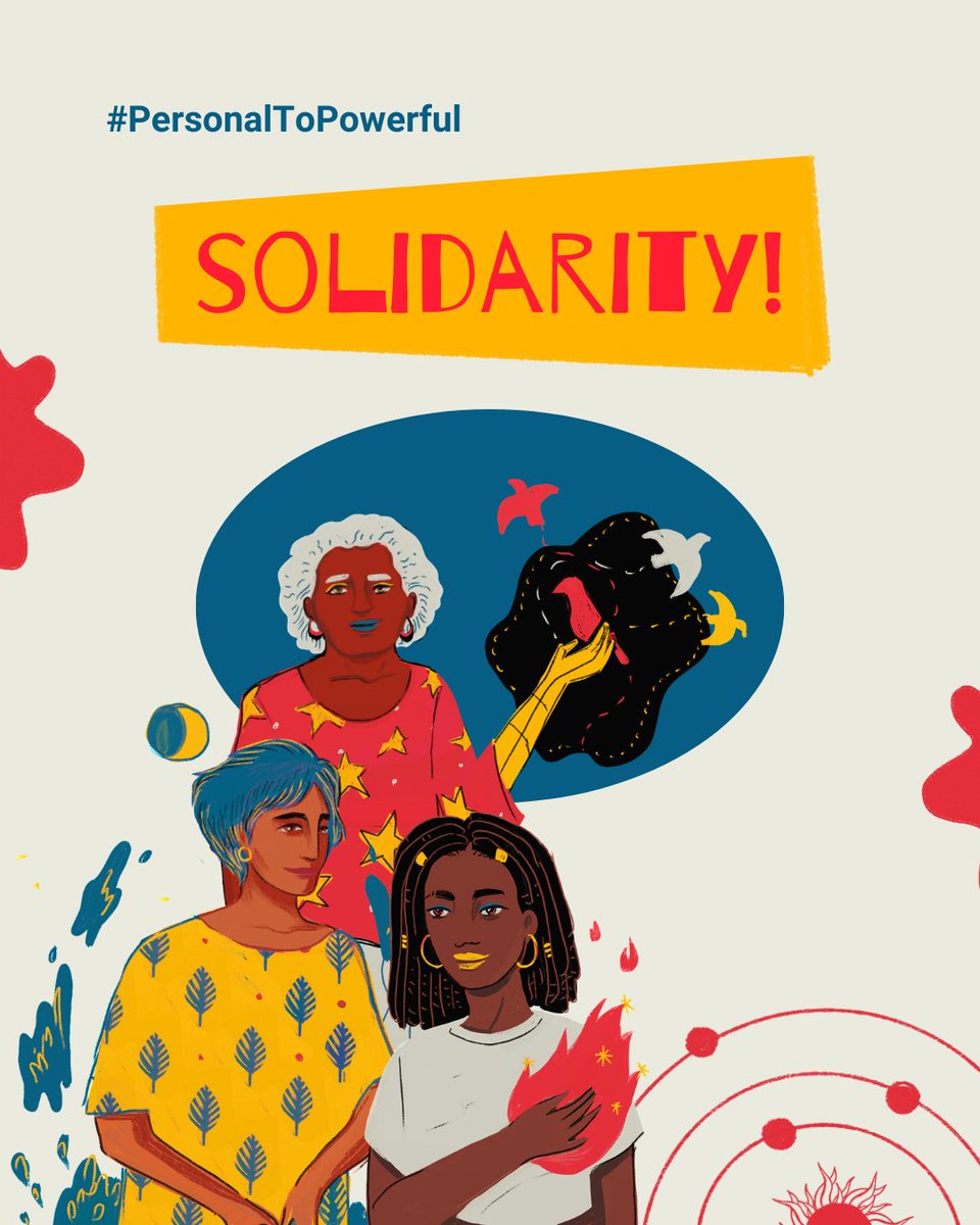 Oxfam's tweet photo. For 30 years, leaders have broken their promises on gender justice. But feminist movements have never stopped fighting.
We hold the line together—pushing back, resisting, and demanding real change.
💜 Who inspires you to keep going? Tag them below. ✊🏾⬇️
#PersonalToPowerful #IWD2025