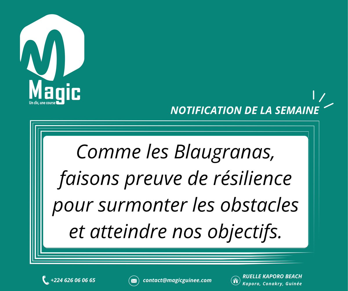 Abordons cette semaine avec la détermination du Barça, capable de transformer chaque défi en opportunité.

Excellente Semaine 🤩