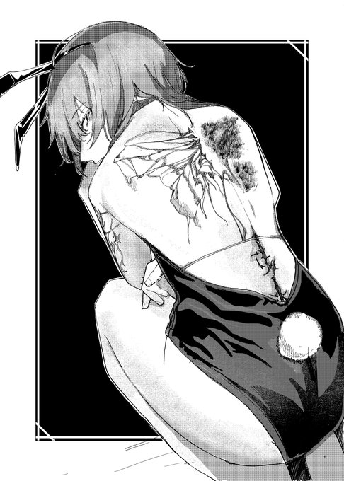 刺青バニー合同に寄稿した絵です 