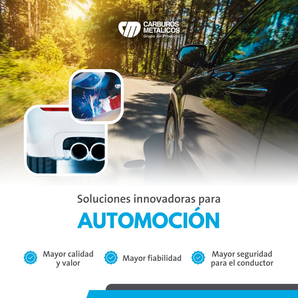 ¿#SabíasQue nuestros #GasesIndustriales también se utilizan en el sector de la #automoción? 🤔⬇️

Con nuestra gama de gases y amplio conocimiento ayudamos a los fabricantes de #automóviles y a sus proveedores a mejorar la calidad de los productos. 🚗

➡️ carburos.com/industries/aut…