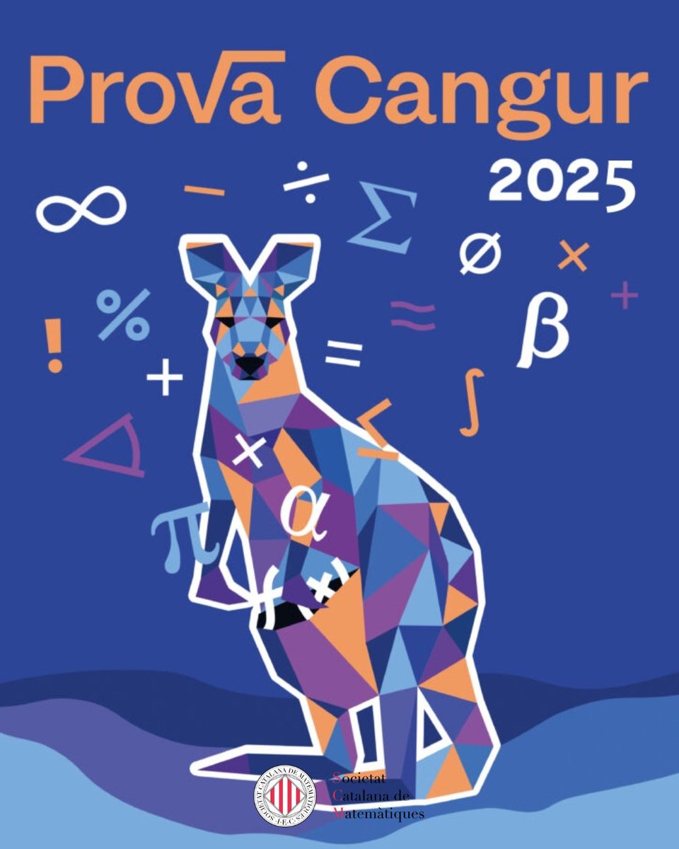 Dijous se celebren les #ProvesCangur arreu de Catalunya! 💡

Milers d’estudiants s’enfrontaran a reptes matemàtics en una jornada plena d’enginy i diversió. 

Sort a tots els participants! 👏

#ProvaCangur #Matemàtiques