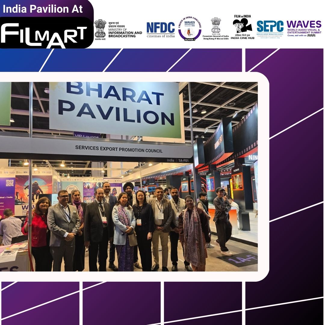 Sepc_India's tweet photo. ๐ฌ SEPC at FILMART 2025! ๐๐
Join us at the India Pavilion to explore new opportunities in media & entertainment and connect with global industry leaders! ๐ฅ๐ญ
๐ FILMART 2025, Hong Kong
#SEPCIndia #FILMART2025 #IndiaAtFILMART #MediaAndEntertainment #CreativeExports https://t.co/il8ra7eXr9