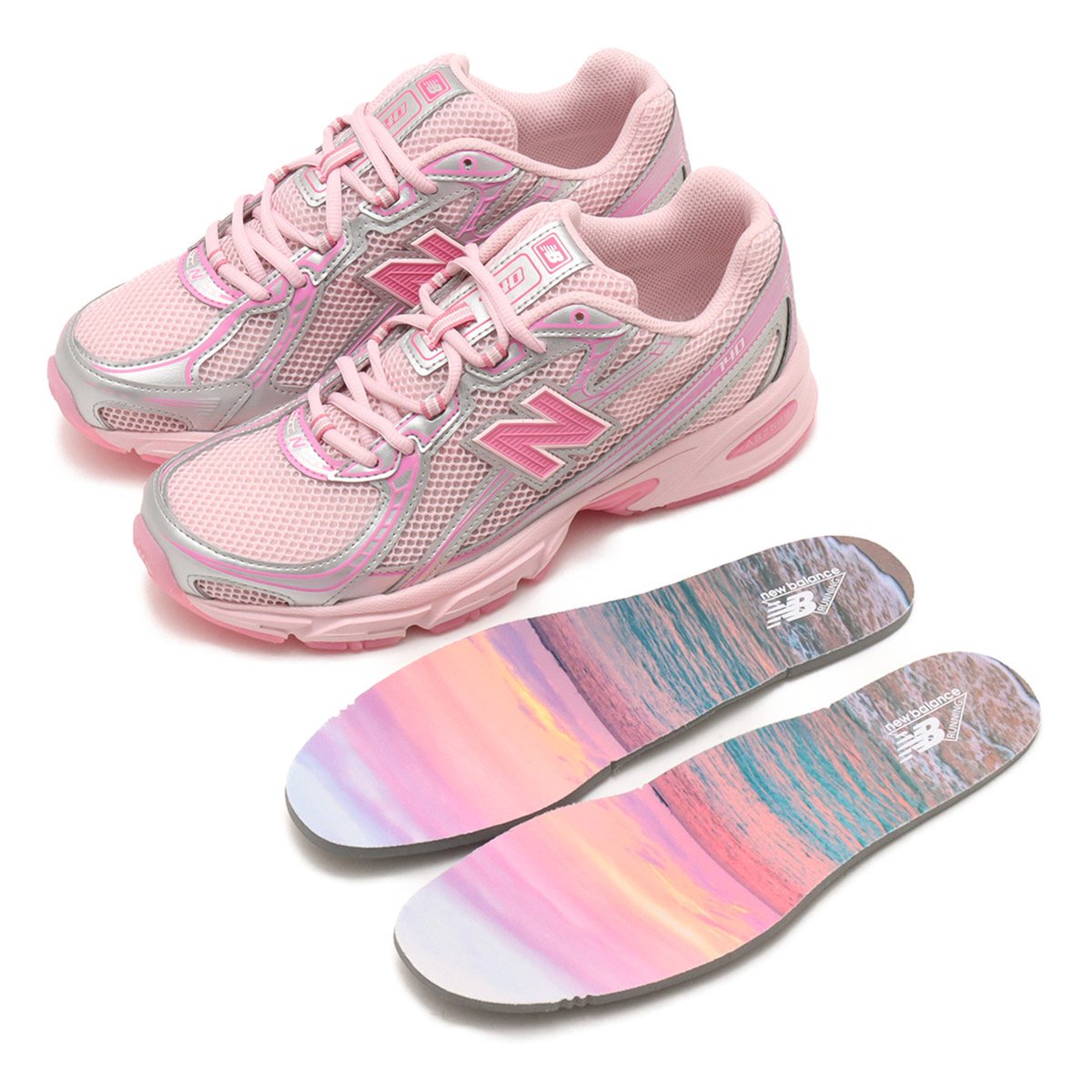 atmos x New Balance 740 "Pink Vacation" (2025) 🌸