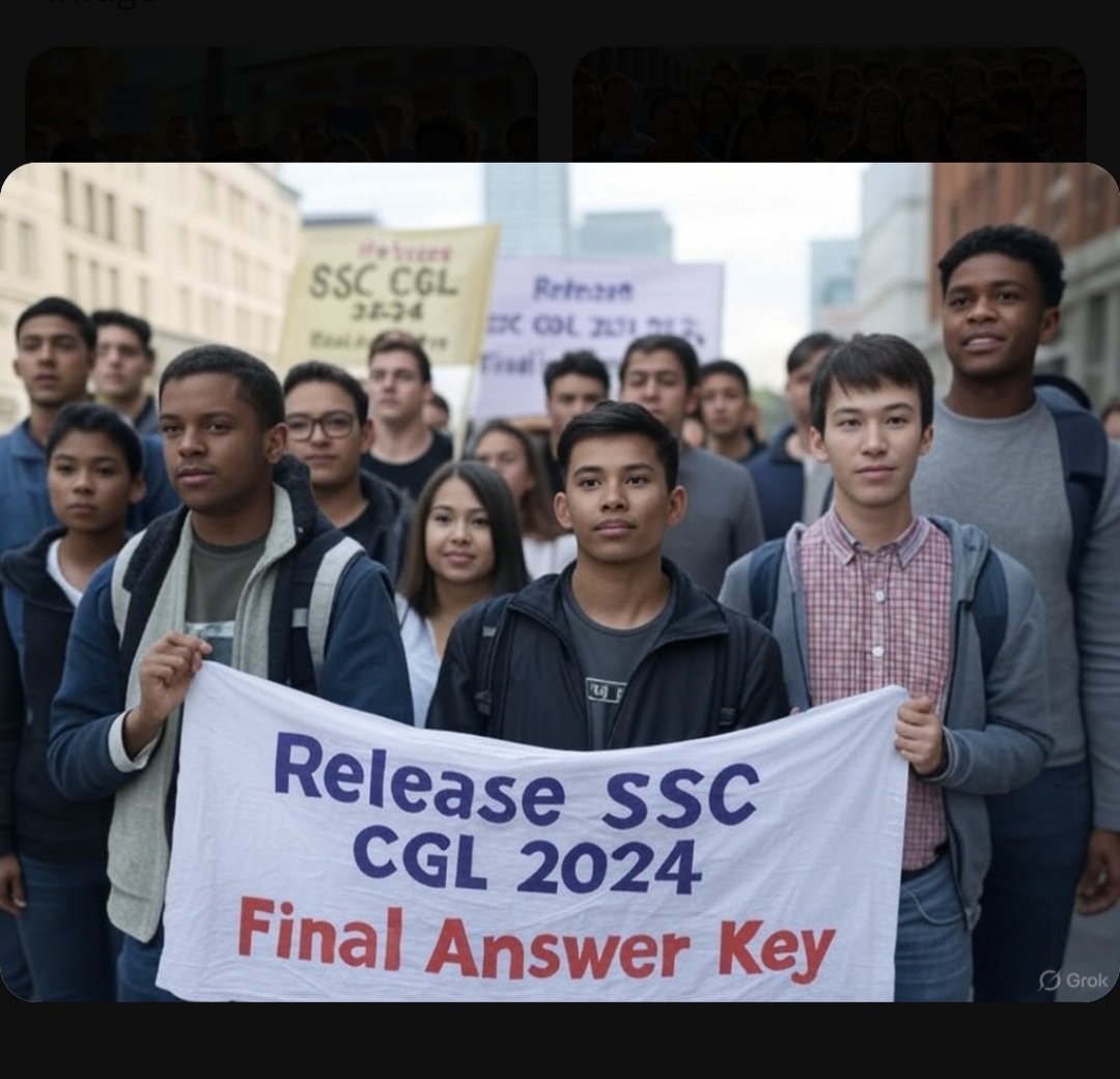 sarviind's tweet image. सभी छात्रों के साथ न्याय हो! 

#SSC_RELEASE_CGL2024_FINALANSKEY
#SSC_CGL_2024_SCAM 

@DoPTGoI @PMOIndia