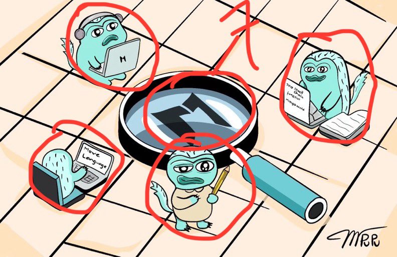 <a href="/MangoOS_Network/">Mango Network</a> Given that there are 4 animals, I’ll suggest it represents the 4th month of the year- April

The M is shaped like a 7, so it’ll be the 7th day of the month

Based on this, I can boldly say TGE/Mainnet is on the 7th of April🙏🏽