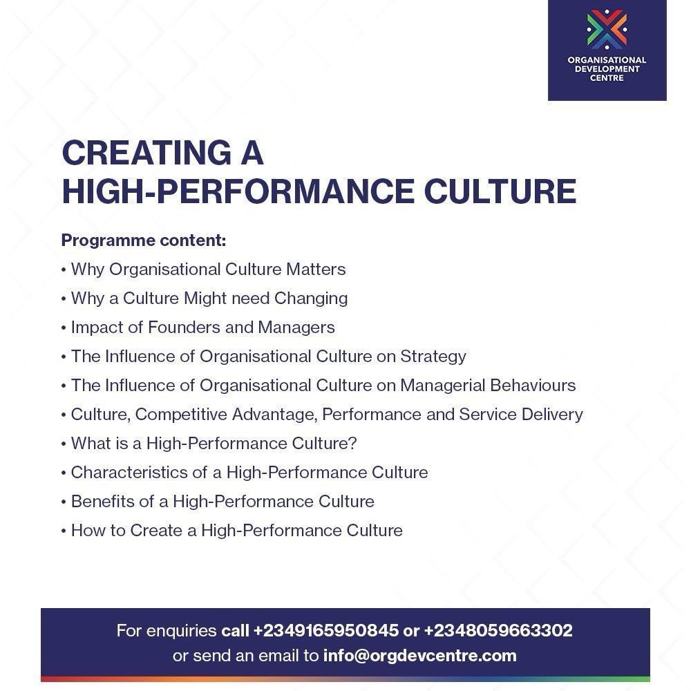 Advsola's tweet photo. Your employees are your greatest asset, invest in them with @OrgdevCentre! Our training programs upskill your workforce in areas like organisational culture, problem-solving, and innovation. From entry-level staff to executives, we’ve got you covered. Let @OrgdevCentre help you build a team that’s ready for tomorrow. Get started now!