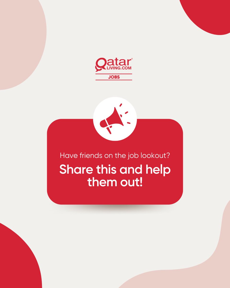 Qatarlivingjob1's tweet photo. Daily Jobs Alert! 📢

👤 Hiring Position: Nurse 

✉️ Send your CV to alkhaleejprofessionalm@gmail.com

🔗 https://t.co/4xH6by4El5

For more daily job alerts follow our Instagram account and Facebook Page

#qatar #qatarlivingjobs #QLjobs #jobsinqatar #qatarjobs #jobalert https://t.co/Hb86cdXuY6