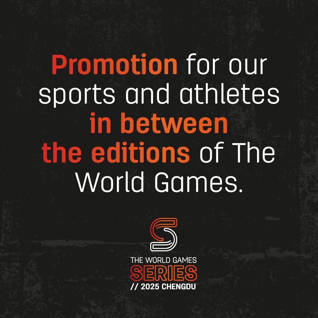 TWG_Series's tweet photo. The World Games Series Chengdu will take place NEXT WEEK! 

#TWGseries #WeareTheWorldGames https://t.co/LEUUoLupwF