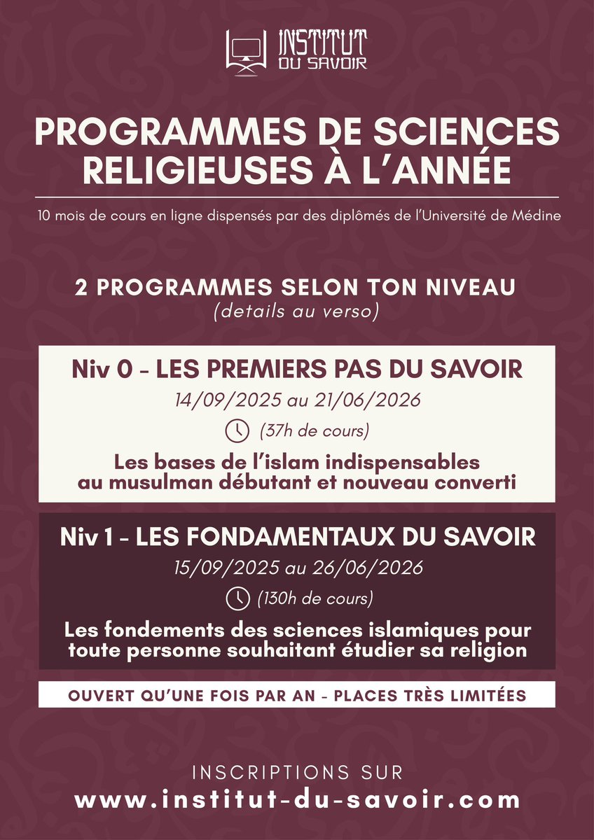 OmraDuSavoir (InstitutDuSavoir) tweet media