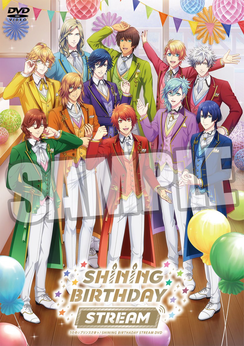 うたプリ BGS バースデー DVD INFO】「うたの☆プリンスさまっ♪SHINING BIRTHDAY STREAM DVD」が