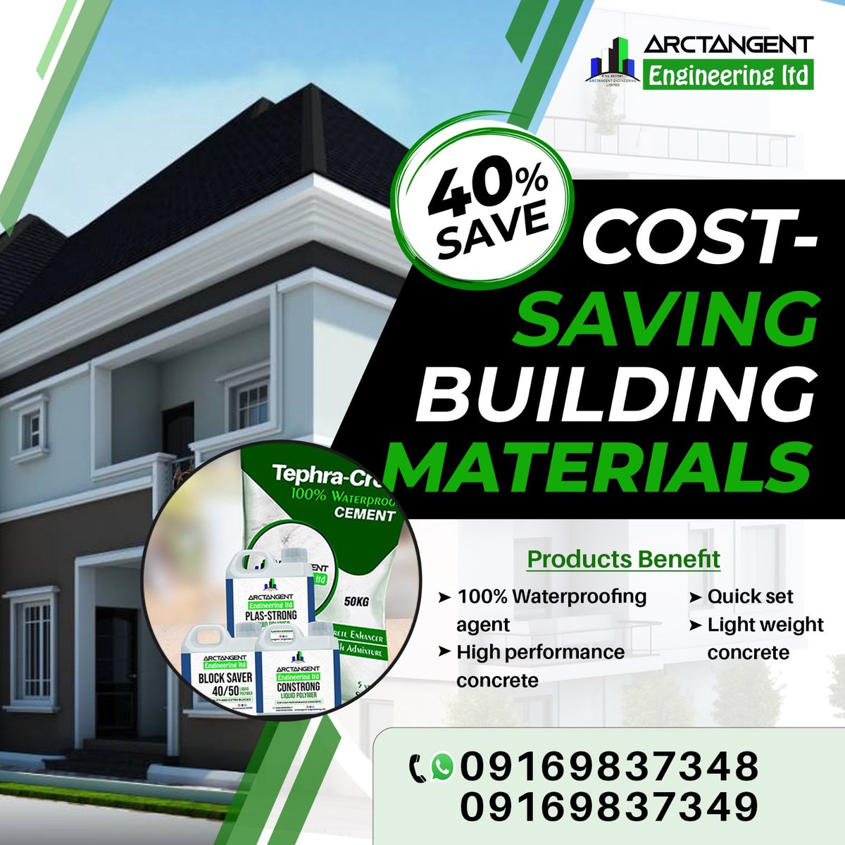 TephraCrete's tweet photo. We can still build heritage with innovative technology using the right materials like those days. Arctangent Engineering Limited is here with constrong materials that provide ogbonge strength and save up to 40% cost. https://t.co/fyjygRMhn8