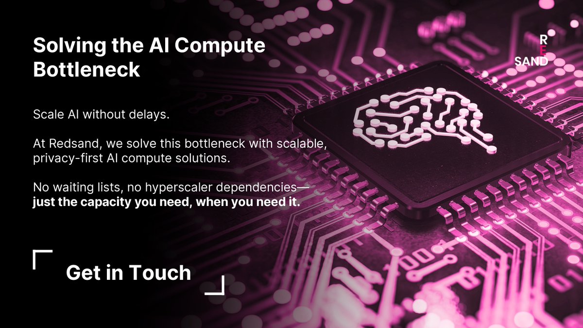 Enterprise AI shouldn’t be at the mercy of hyperscaler bottlenecks. We provide scalable AI compute designed to overcome infrastructure challenges:

Contact our team to find out more: 

redsandventures.io/contact