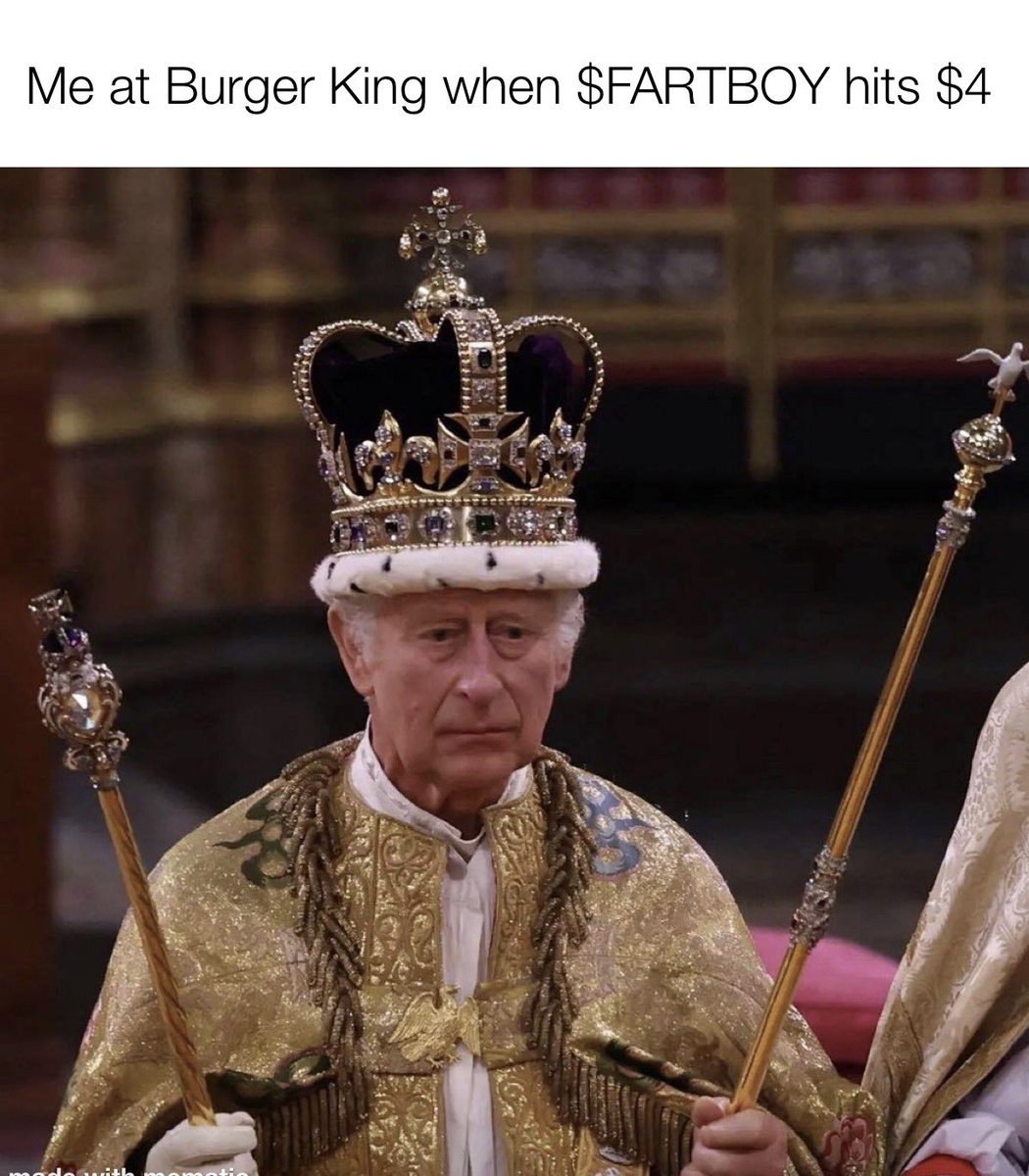 They say money can’t buy happiness. But buying FartBoy at the bottom? That’s generational happiness!