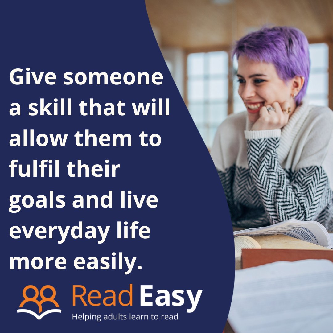 Our reading coaching is: 
- Free
- Confidential
- One-to-one
Help us transform the life of an adult who wants to learn to read today. Find out more:
readeasy.org.uk
#ReadEasyUK #AdultLiteracy #Volunteer