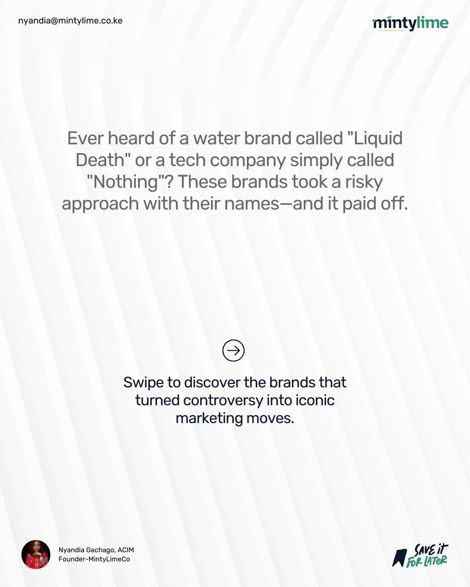 mintylimeke's tweet photo. Would You Dare Choose a Bold Brand Name?

These FUN brands proved that risky names can lead to big success.
Which one is your favorite? Or do you know other brands with bold names? 

Drop them in the comments! https://t.co/LEFKOV046X
