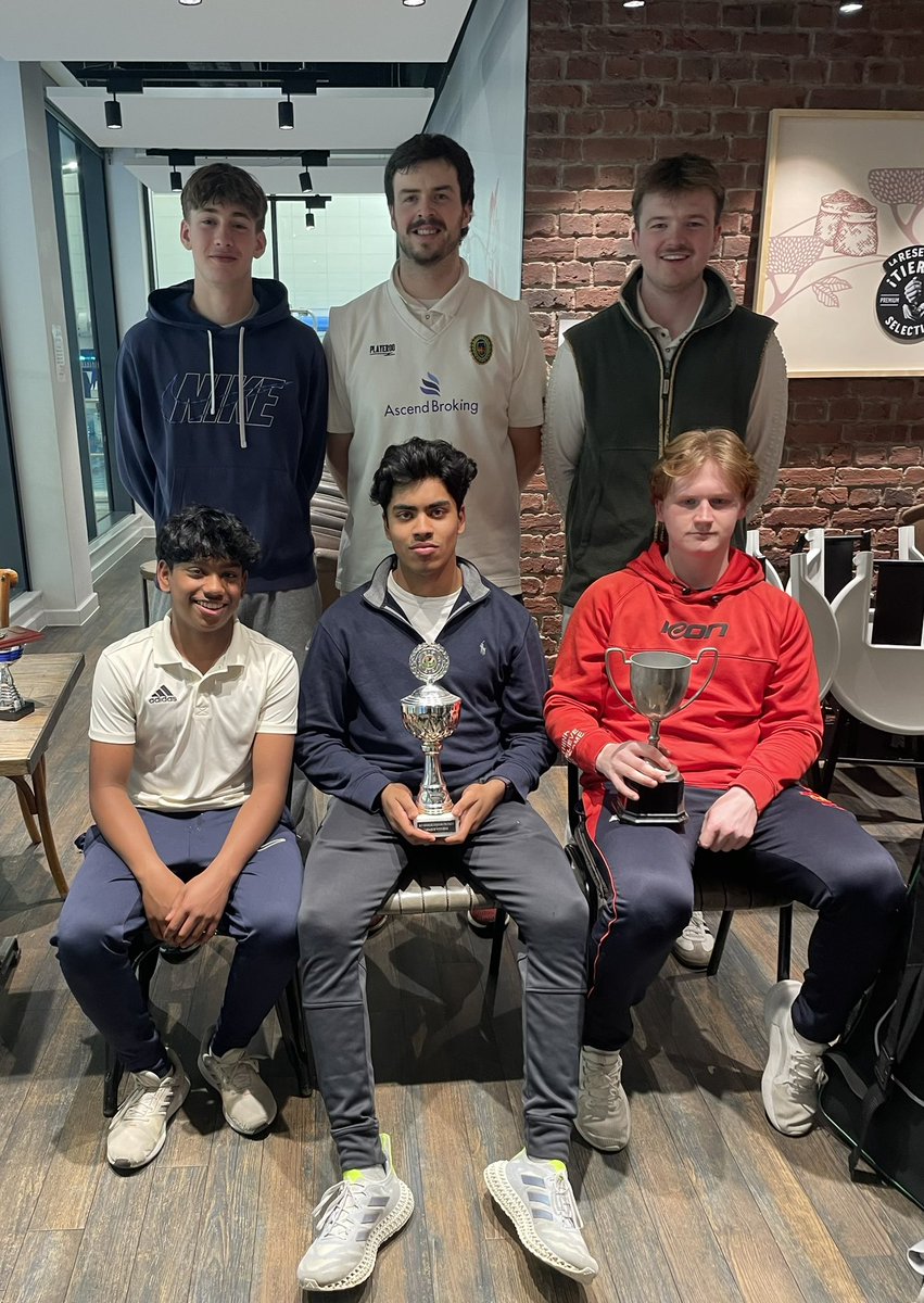 Springfield_CC's tweet image. Congratulations to our Swallows indoor team, who last night won the Senior Cup at Riverside, to go alongside the Premier Division title to complete the double, and retain both trophies. They also achieved the unbelievable feat of going unbeaten at Riverside this year. 

🏏🏆🏆🔰