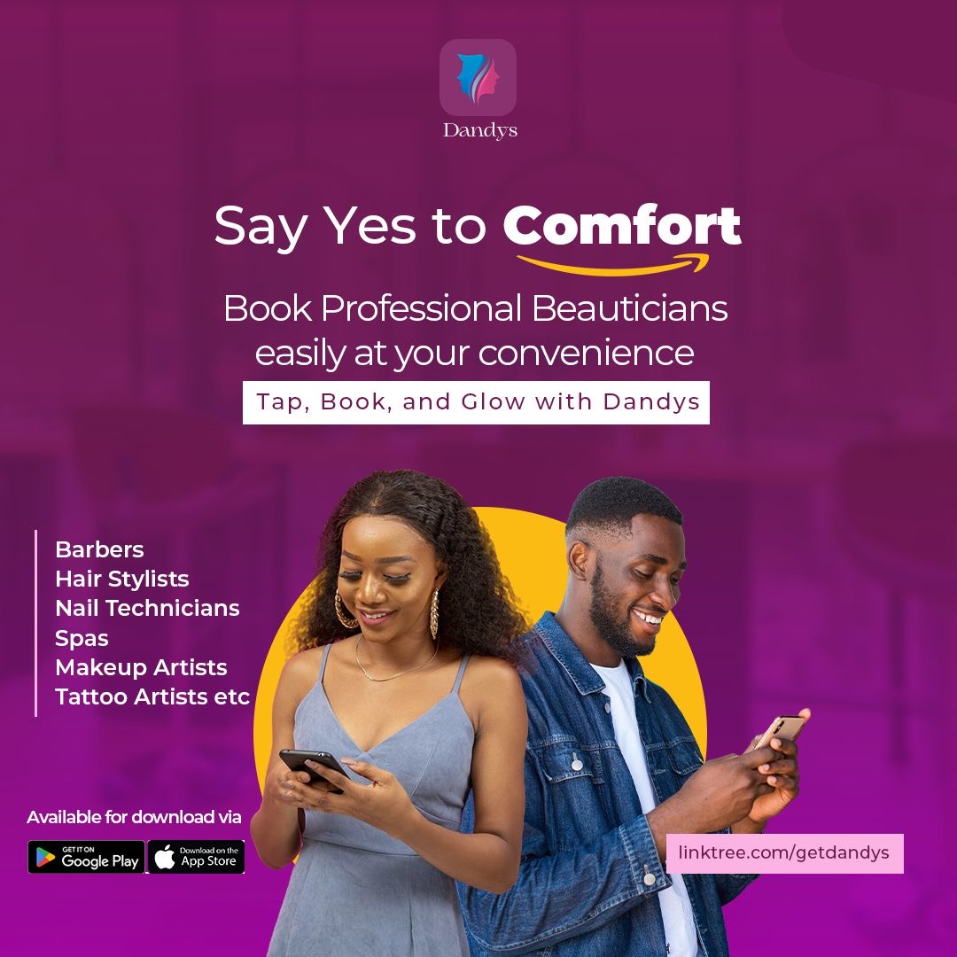Why stress to look beautiful, when you can Dandys it? 🫶

Download the Dandys app now to book the services of a top-rated beautician near you.