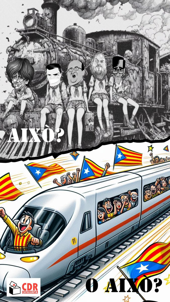 El tren de la transferència sortirà amb retard (si arriba a sortir). Només ens en sortirem amb el tren de la independència 👊
vilaweb.cat/noticies/erc-a…
