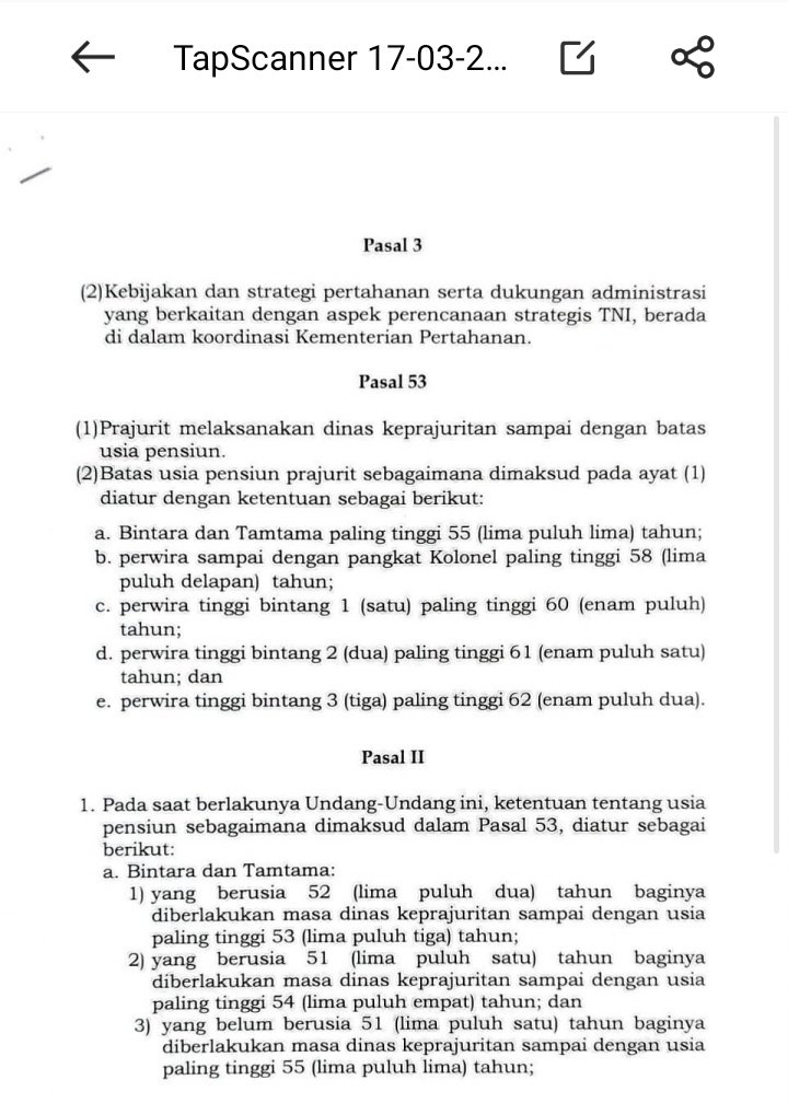 PartaiSocmed's tweet photo. INFO A99!! 
Berikut tiga pasal yg direvisi pada RUU TNI yg ramai belakangan ini. Terbukti berbeda dengan yg beredar di sosmed, termasuk tuduhan tentang dwifungsi TNI. Waspadalah pada upaya disinformasi! https://t.co/cipL2loFk3