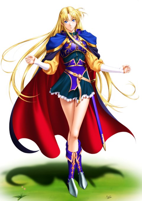 今日の一枚。🙂/1⃣
20年ぐらい前に描いたシャロンを4年ぐらい前に顔とか色々描き直したり塗り直したりした物。
滅多にアップしないので案外珍しい画像かも。🧐
右は元の古い絵の脱衣の服を透かせた物。
脱衣絵だけど裸はまだ公開した事は無いと思う。🙄 