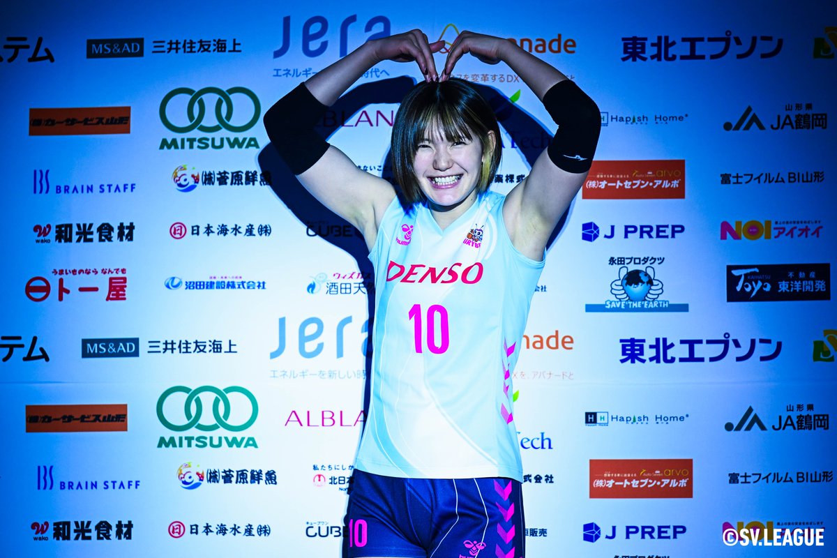 SVLEAGUE_JP's tweet photo. ◤SVリーグ #きゅん1GP 🤍◢

中間発表第13位
デンソー @AIRYBEES_DENSO
#石倉沙姫

J SPORTSからは1投票3ptで投票可能！
https://t.co/0ae9dMoYLx

引用投稿にいいね1pt、リポスト2ptで投票
Instagram #Vコレ でも投票受付中
結果発表は31日🫰

✅Vコレ投票
https://t.co/8Uq1N0sj6E https://t.co/xsGyAHDJzO