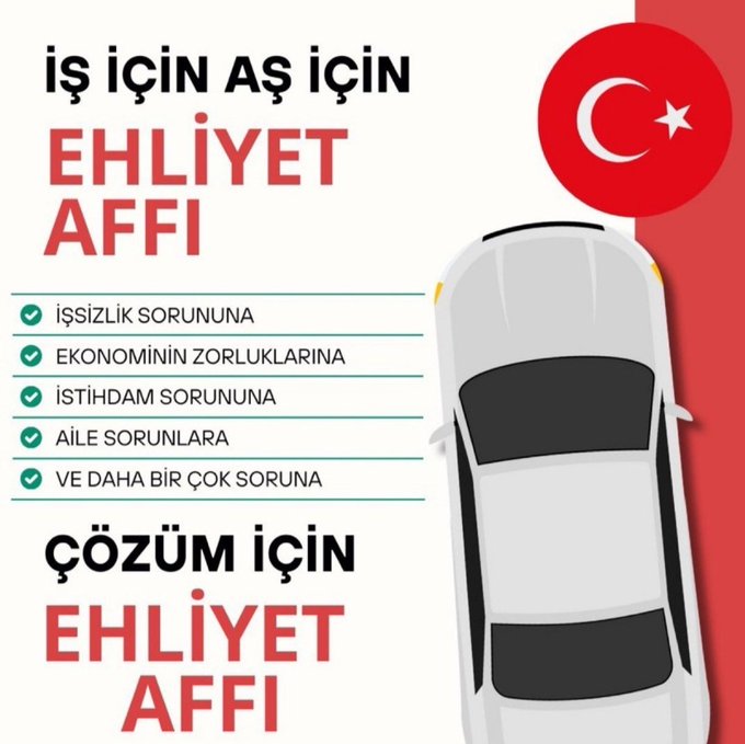 Bu millet işsizliği sandıkta unutmaz. #EhliyetAffı 

TrafikTasarısını İptalEt
#EhliyetAffı