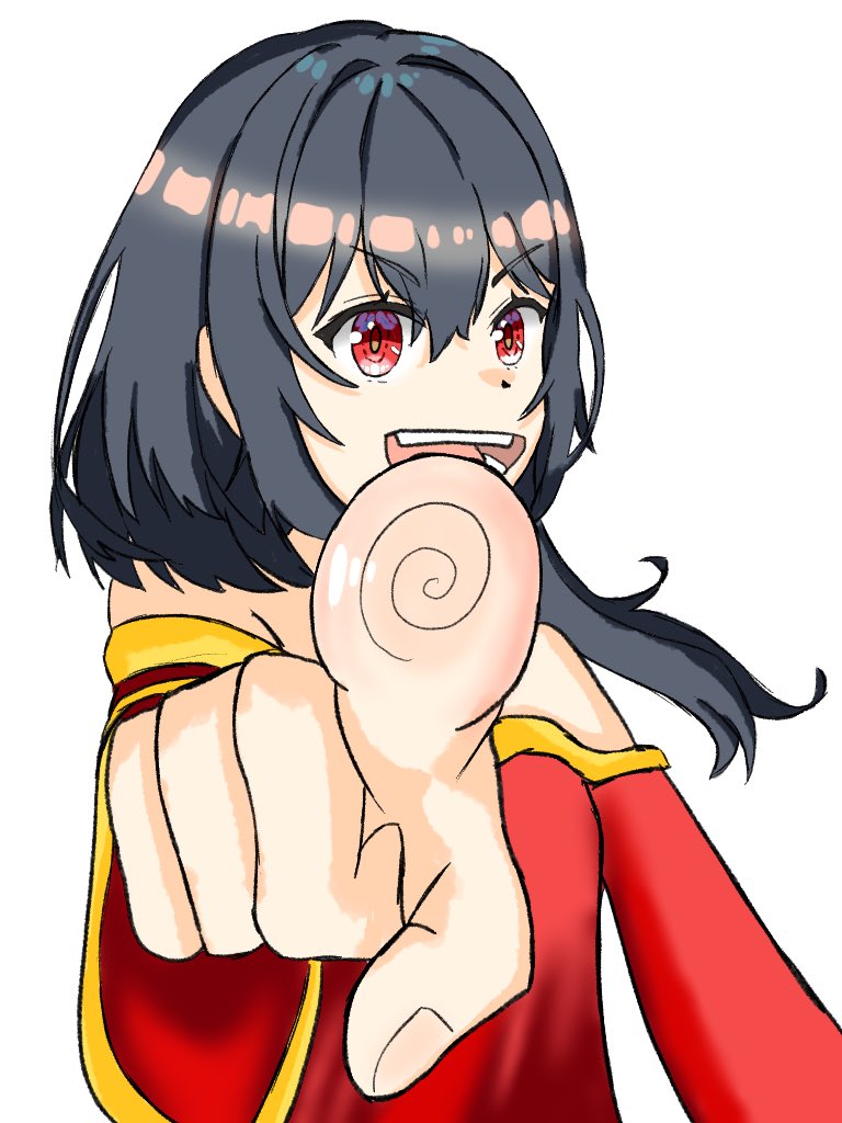 ドーン！！
#このすば　#めぐみん　#笑うせぇるすまん　#二次創作　#イラスト