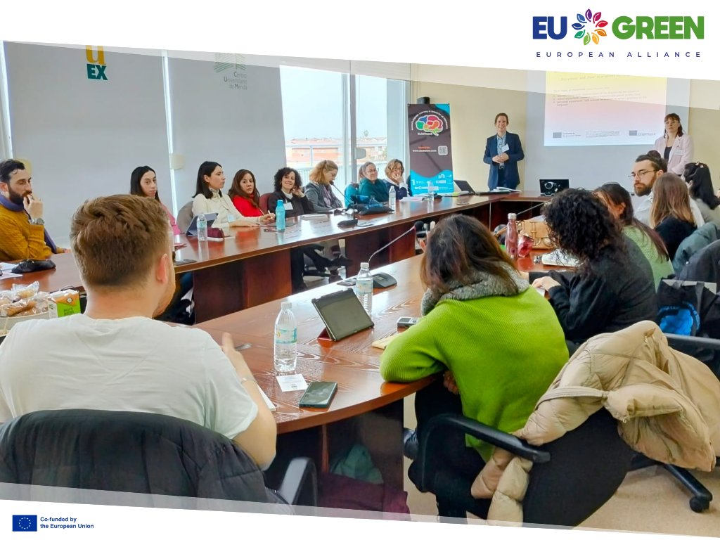 EU GREEN European Alliance (@eugreenalliance) on Twitter photo EU GREEN Innovates Language Learning with SLS4Teens! 🌍📚
📢 How can we make language learning more engaging for teenagers?
The SLS4Teens workshops at <a href="/unex_es/">Lorena Molina</a> explored interactive teaching, digital tools & storytelling to enhance second language learning. EU GREEN Innovates Language Learning with SLS4Teens! 🌍📚
📢 How can we make language learning more engaging for teenagers?
The SLS4Teens workshops at <a href="/unex_es/">Lorena Molina</a> explored interactive teaching, digital tools & storytelling to enhance second language learning.