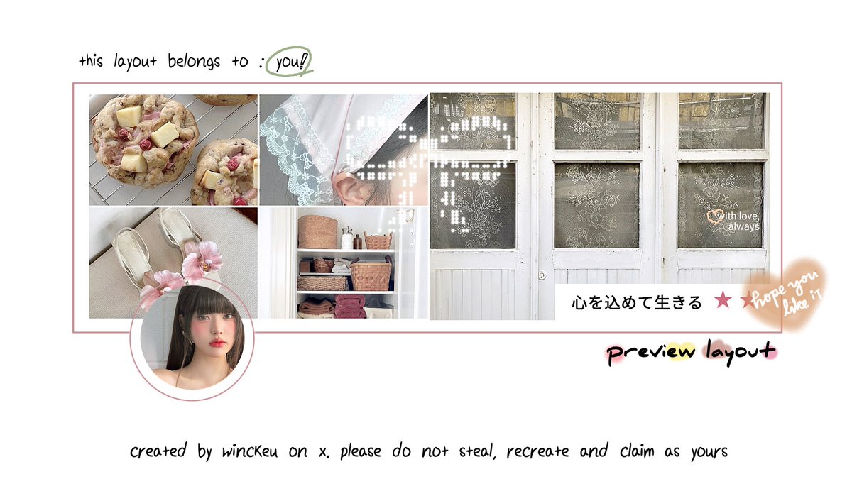 help repost, please? thank you!

wonyoung? wonyoung! aku punya 3 layout ready wony  yang bisa dijemput via DM. pricenya 5k yaa, sudah dapat ava jpng. met jajann. . 🩷

#zonauang