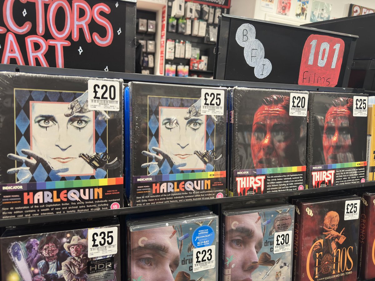 foppnotts's tweet image. New collectors releases today:

Thirst on Blu Ray and 4K
Harlequin on Blu Ray and 4K
A Touch of Love on Blu Ray
Deep Blue Sea on Blu Ray and 4K

#fopp #foppnotts #akirakurosawa #harlequin #thirst #touchoflove #bluray #4k