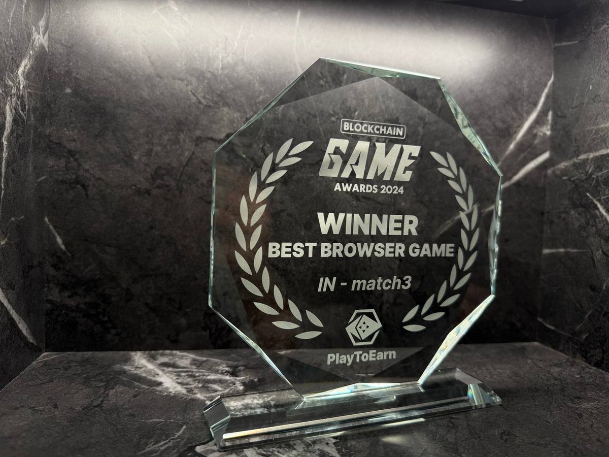 We got a delivery today: a gorgeous award from a <a href="/PlayToEarn/">PlayToEarn</a> 
We are grateful to our community. You are the ones who created this result!
Together we will achieve more!