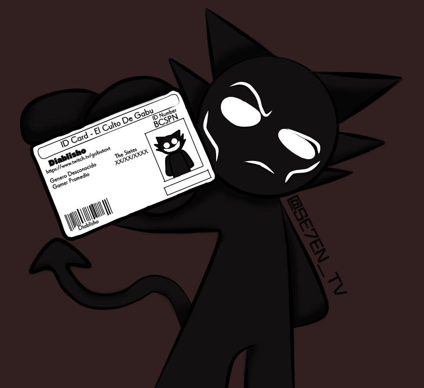 Ya tengo mi Diablisho Card 
#Diablisho #GabutoArt