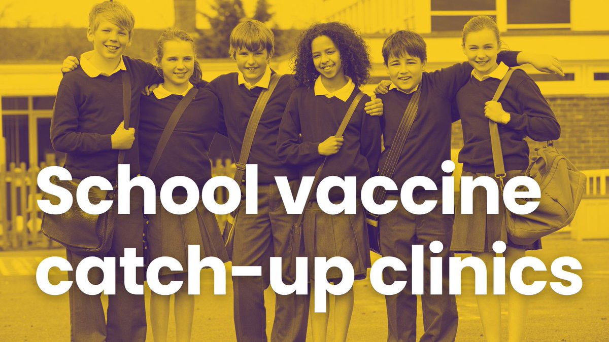 NHS Buckinghamshire (@nhs_bucks) on Twitter photo School age vaccine clinics running in March. Including: Measles, Mumps & Rubella, Tetanus & Polio. Make sure your child is up to date with all their routine vaccines. Find out more: ow.ly/TO9v50Vh9S3
<a href="/BucksHealthcare/">Buckinghamshire Healthcare NHS Trust</a> <a href="/BucksCouncil/">Buckinghamshire Council</a> <a href="/bucksfamilyinfo/">Buckinghamshire Family Information Service</a> School age vaccine clinics running in March. Including: Measles, Mumps & Rubella, Tetanus & Polio. Make sure your child is up to date with all their routine vaccines. Find out more: ow.ly/TO9v50Vh9S3
<a href="/BucksHealthcare/">Buckinghamshire Healthcare NHS Trust</a> <a href="/BucksCouncil/">Buckinghamshire Council</a> <a href="/bucksfamilyinfo/">Buckinghamshire Family Information Service</a>