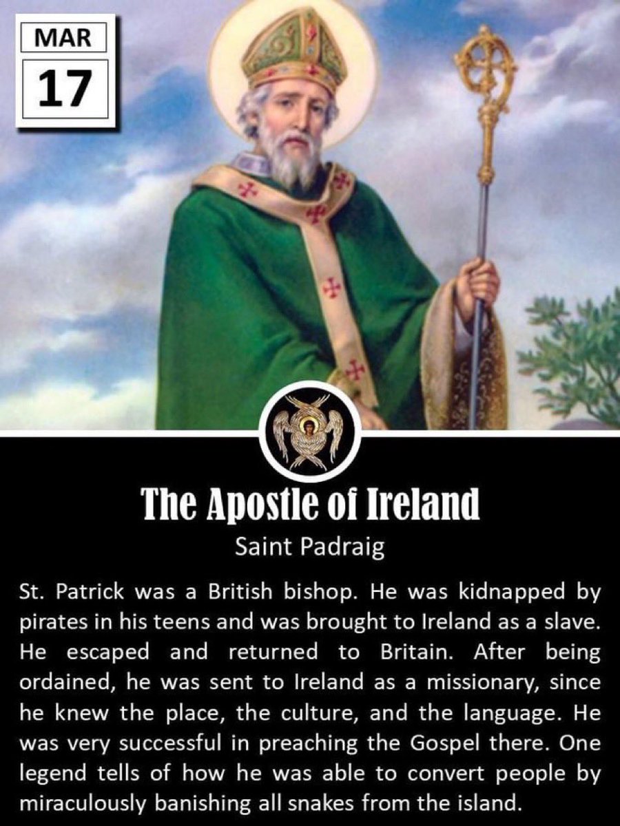 St. Patrick, born around 385 AD in Roman Britain (likely in what is now England, Scotland, or Wales), is the patron saint of Ireland, renowned for bringing Christianity to the island. His birth name was Maewyn Succat, and he came from a Christian family—his father was a deacon,