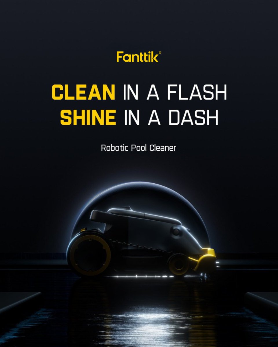 FanttikOfficial's tweet image. Dive into the future of pool care with Fanttik®&apos;s latest innovation: the robotic pool cleaner! 🌊✨ 

Can you guess what its design looks like? We can&apos;t wait for you to see it in action! Get ready to enjoy your pool like never before! 💦 

#Fanttik #poolClean #RoboticCleaner