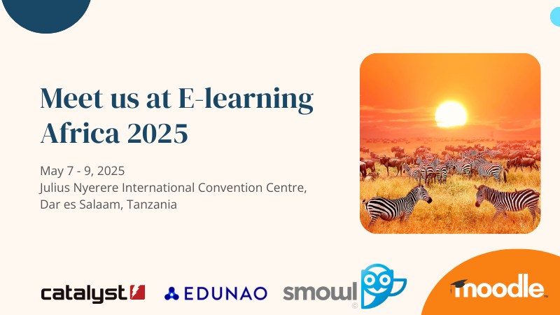 Moodle | Online learning, delivered your way. (@moodle) on Twitter photo We’re delighted to join eLearning Africa 2025 as a Diamond Partner! 💎
Joining us at the conference as partners is <a href="/Catalyst_IT_EU/">Catalyst IT Europe</a>, <a href="/Smowltech/">SMOWL Proctoring 🦉</a> and <a href="/edunao/">Edunao</a>!
Learn more: hubs.la/Q03bFSJs0
<a href="/eLAconference/">eLearning Africa</a> #eLearningAfrica We’re delighted to join eLearning Africa 2025 as a Diamond Partner! 💎
Joining us at the conference as partners is <a href="/Catalyst_IT_EU/">Catalyst IT Europe</a>, <a href="/Smowltech/">SMOWL Proctoring 🦉</a> and <a href="/edunao/">Edunao</a>!
Learn more: hubs.la/Q03bFSJs0
<a href="/eLAconference/">eLearning Africa</a> #eLearningAfrica