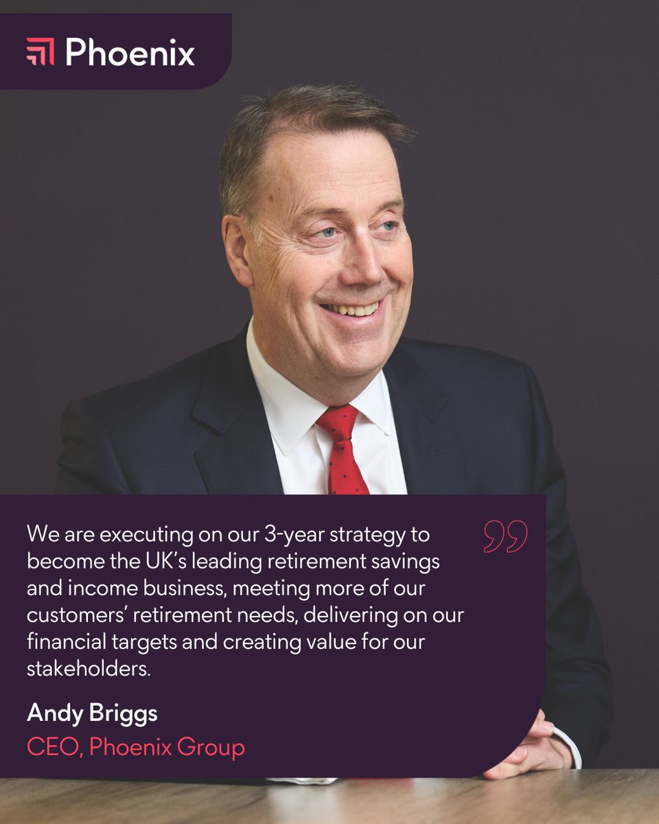 PRESS: 2024 full year results. Phoenix Group’s strong strategic and financial progress drives target upgrades.

Read more &gt; spr.ly/60160bP90