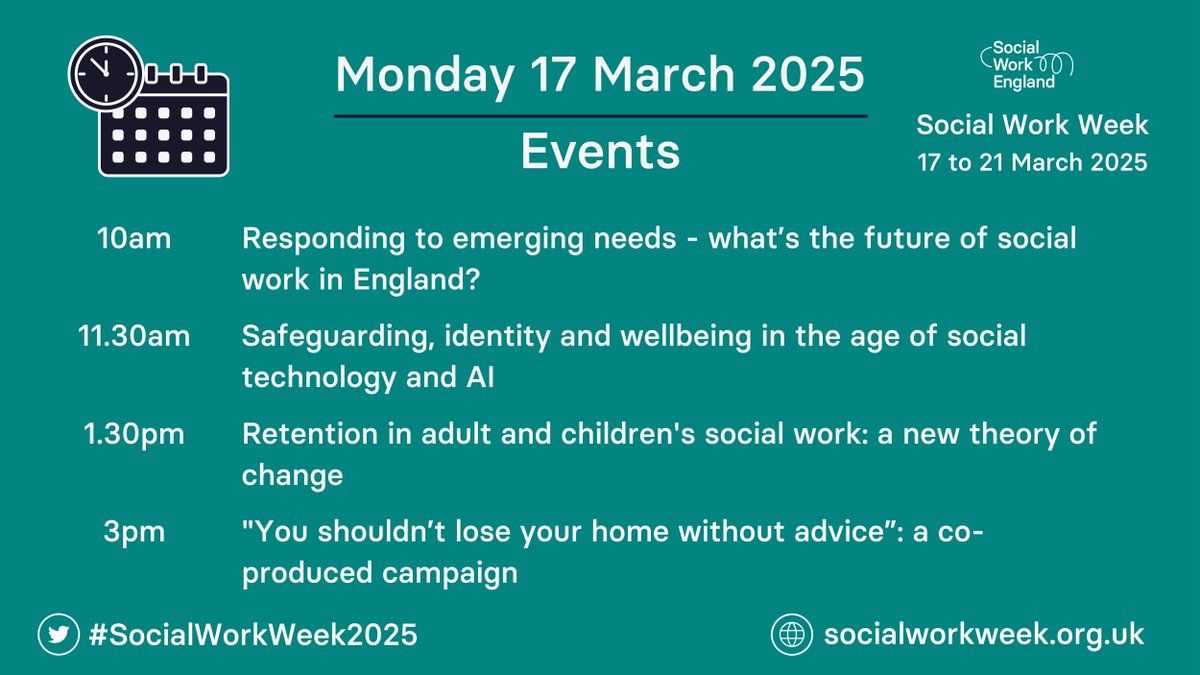 Social Work England tweet media