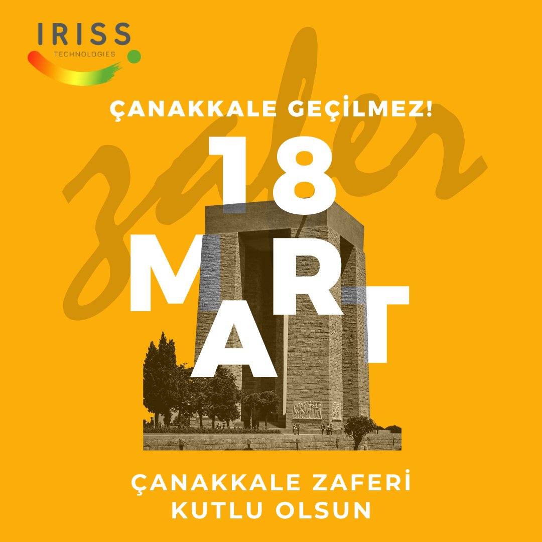 18 Mart Çanakkale Zaferi Kutlu Olsun. 

<a href="/irisstech/">IRISS</a> #çanakkelegeçilmez