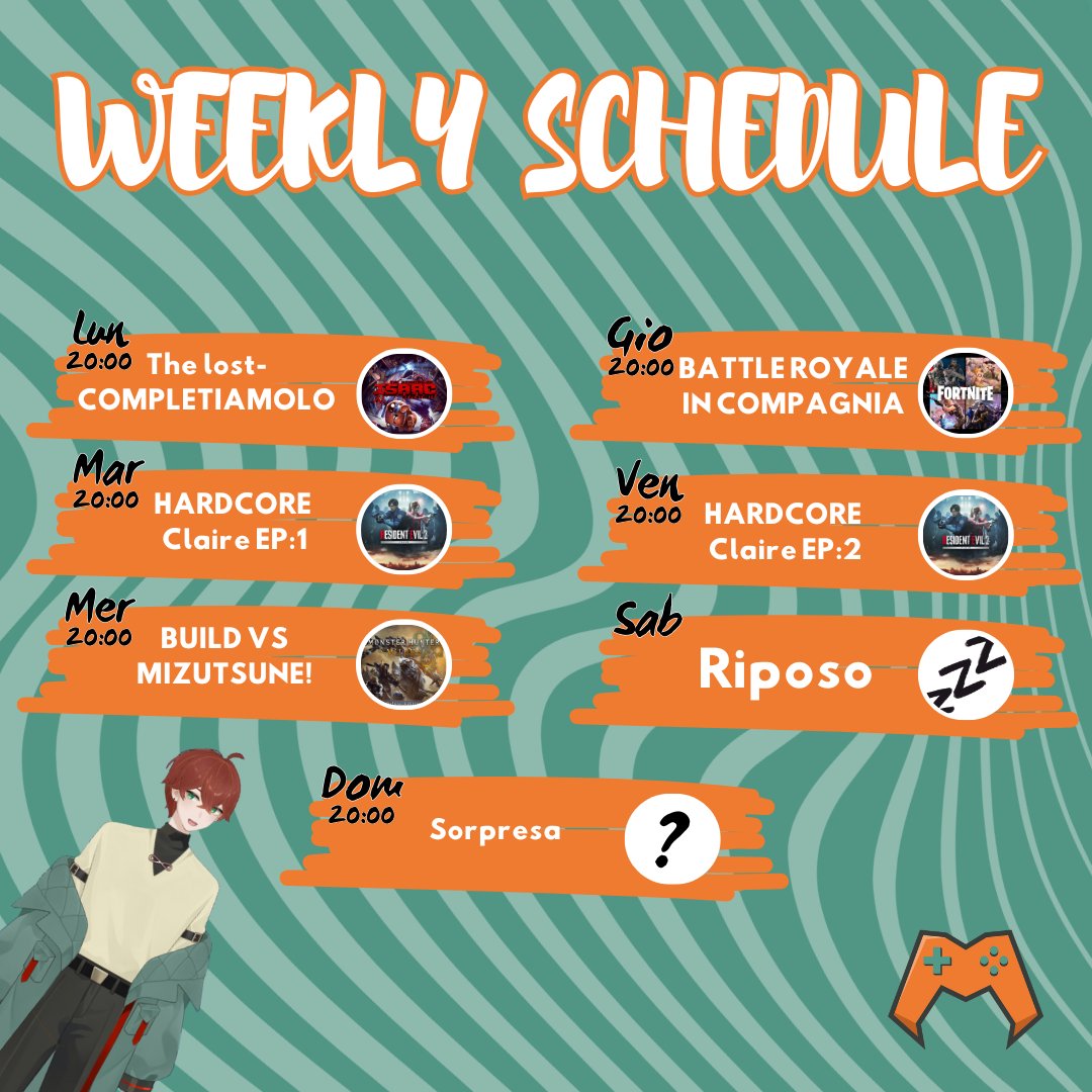 Prima schedule! sta sera the binding of isaac con the lost! si gode