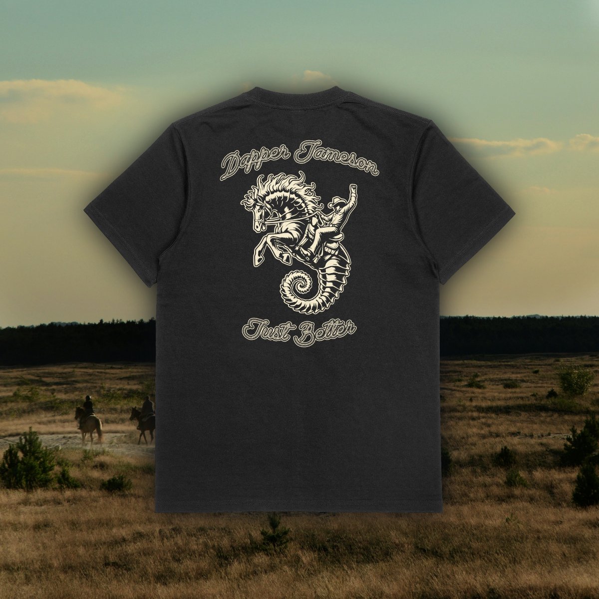 DapperJameson's tweet photo. NEW MERCH DROP BIG DAWG!
Delphia KILLED this one. 

CUHBOY &amp; SEAHORSE  🐴
ANTI IRS  ☠️ 🔥 
We'll do some giveaways to those that RT this tweet.

Get yours here: 
https://t.co/MWqZhdAs6D https://t.co/xRhINJme9Y