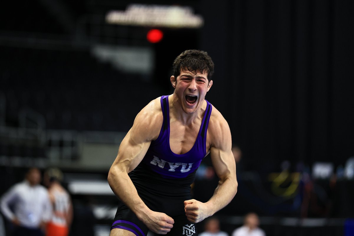 NYU Athletics (@nyuathletics) on Twitter photo Cooper Pontelandolfo of <a href="/NYUWrestling/">NYU Wrestling</a> capped an incredible Violets career as a National Runner-Up after battling his way to the 157lb weight class finals
Coop was perfect in 34 matches leading up to the final Cooper Pontelandolfo of <a href="/NYUWrestling/">NYU Wrestling</a> capped an incredible Violets career as a National Runner-Up after battling his way to the 157lb weight class finals
Coop was perfect in 34 matches leading up to the final