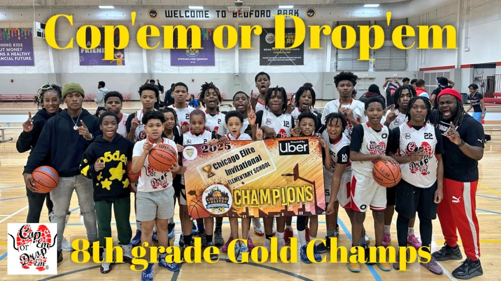 2025 Chicago Elite Invitational (@elite_chicago) on Twitter photo Congratulations to the 8th grade Crop'em or Drop'em team for winning the 8th grade GOLD championship at this year's Chicago Elite Invitational Elementary School Tournament sponsored by Uber
<a href="/WintrustSportsC/">WintrustSportsComplex</a> Congratulations to the 8th grade Crop'em or Drop'em team for winning the 8th grade GOLD championship at this year's Chicago Elite Invitational Elementary School Tournament sponsored by Uber
<a href="/WintrustSportsC/">WintrustSportsComplex</a>