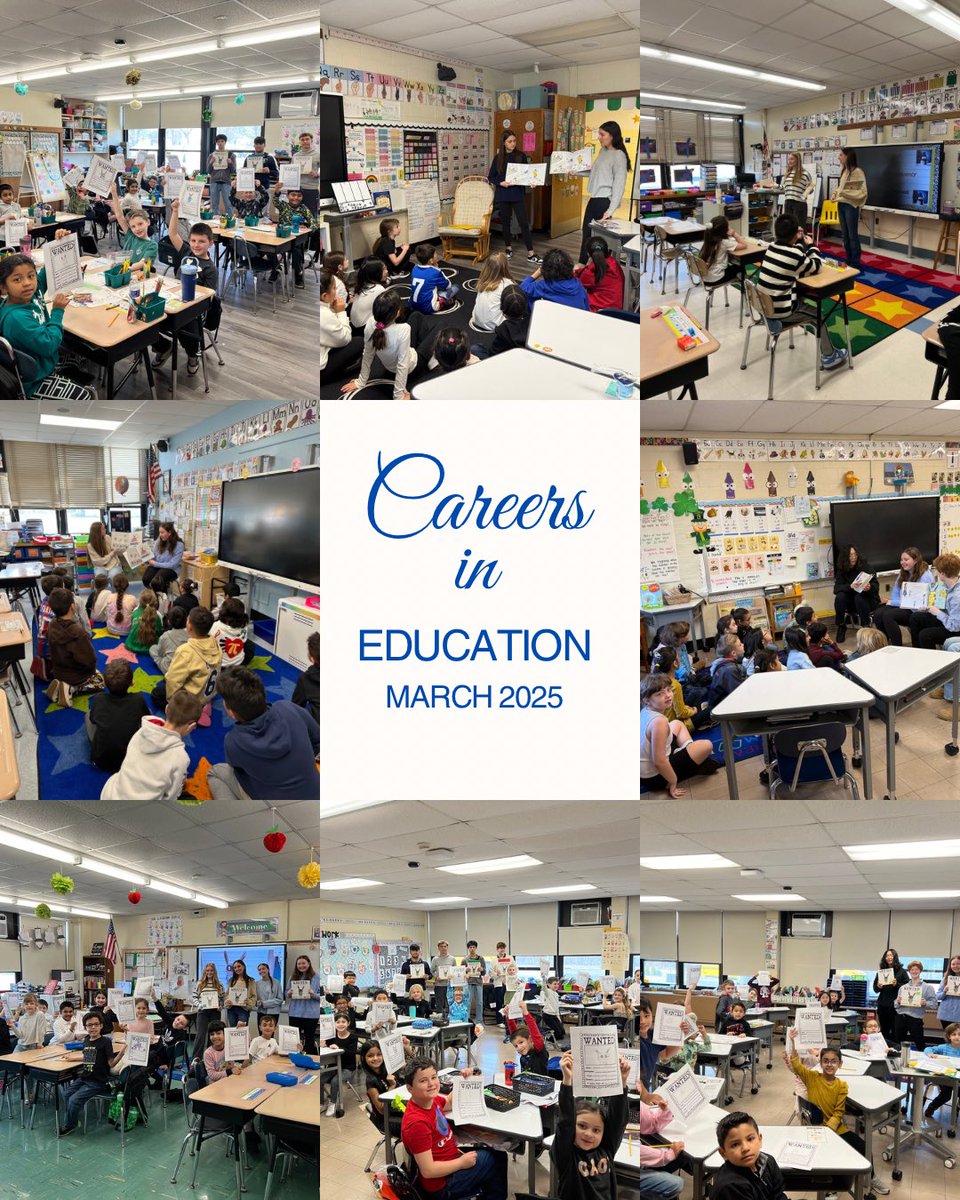 Thank you to our BHS future educators for sharing their passion for teaching and literacy with our 2nd graders across the district. #WeAreBethpage <a href="/BethpageUFSD/">BethpageUFSD</a>