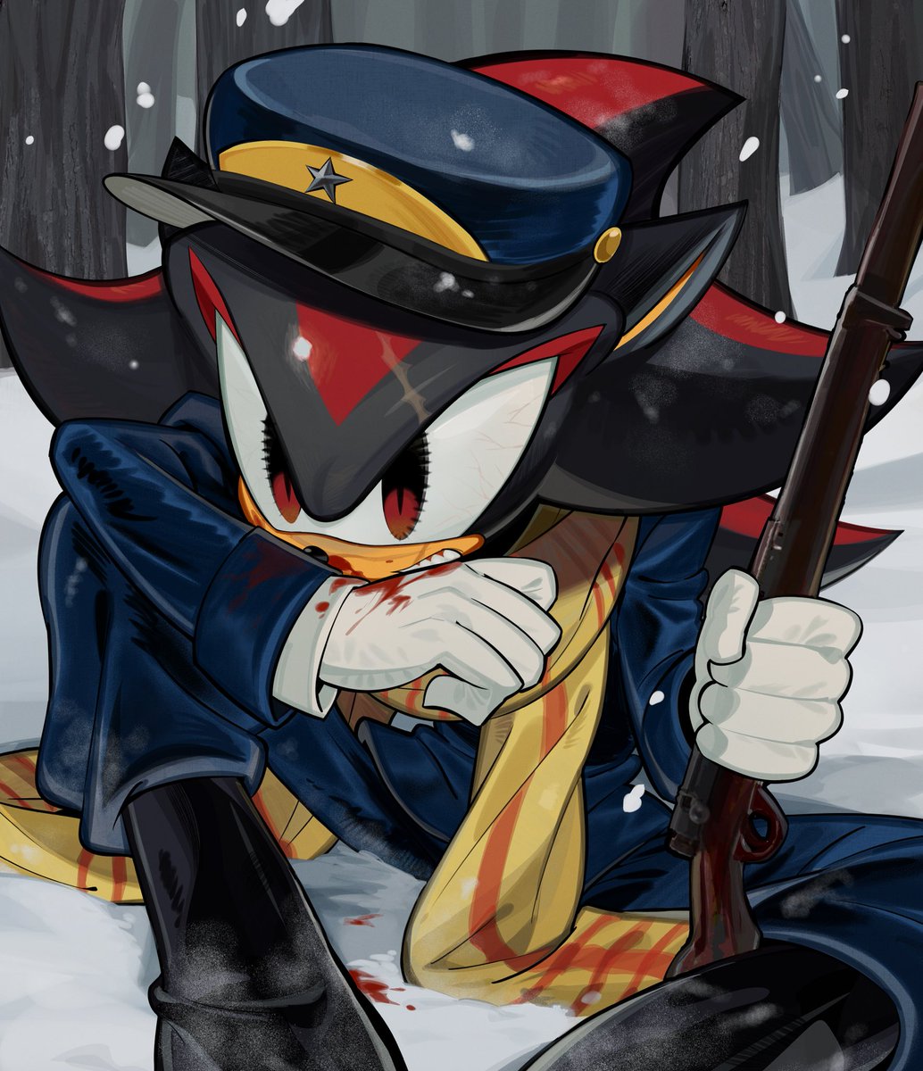 N_jiujiu99's tweet image. nosebleed 
#shadowthehedgehog #SonicTheHedgehog