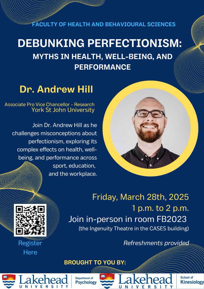 LakeheadUKIN's tweet photo. We are very fortunate to have a visiting scholar from York St John University, Dr. Andrew Hill visiting our Thunder Bay Campus. 
Click this link to quickly sign up for our next Lunch and Learn!

https://t.co/CbNrQhE4jk https://t.co/EqQElWXkJD