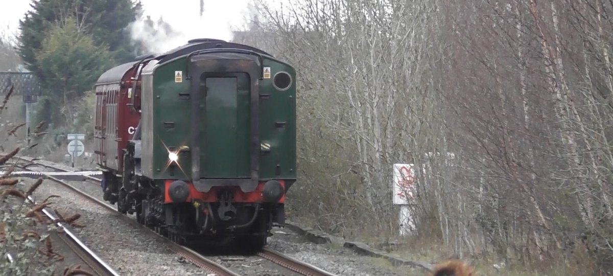 How can running a steam loco like this, tender first with little or no visibility for a long distance be safe on the national network? Remember this is the same railway that says a mk 1 without CDL is “unsafe” or putting your head out a carriage window is also dangerous?