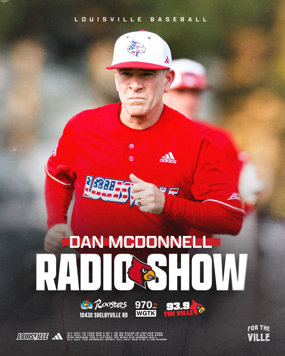 Another edition of the Dan McDonnell Radio Show comes your way tonight.

⏰ 6:00-7:00 PM
📻 <a href="/939TheVille/">939TheVille</a> / <a href="/970wgtk/">970WGTK</a> 
📍 Roosters Middletown

#GoCards