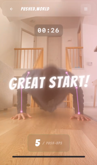 DeepLensRJM's tweet photo. @lovable Pushed World_
Launching soon. 
Gamified immersive push-up experience (AI/AR)
Made with Lovable (L)
@lovable https://t.co/QXU7ScRvUS